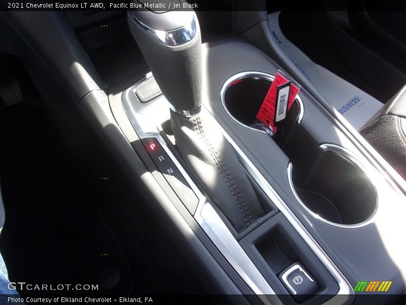 Pacific Blue Metallic / Jet Black 2021 Chevrolet Equinox LT AWD