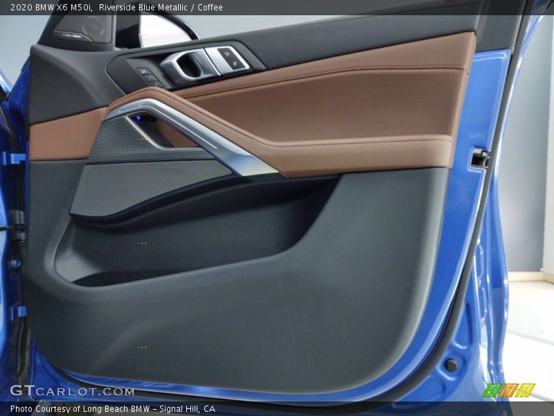 Riverside Blue Metallic / Coffee 2020 BMW X6 M50i