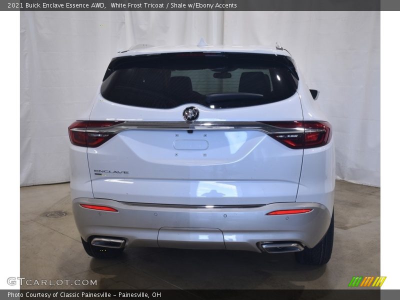 White Frost Tricoat / Shale w/Ebony Accents 2021 Buick Enclave Essence AWD