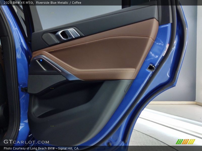 Riverside Blue Metallic / Coffee 2020 BMW X6 M50i