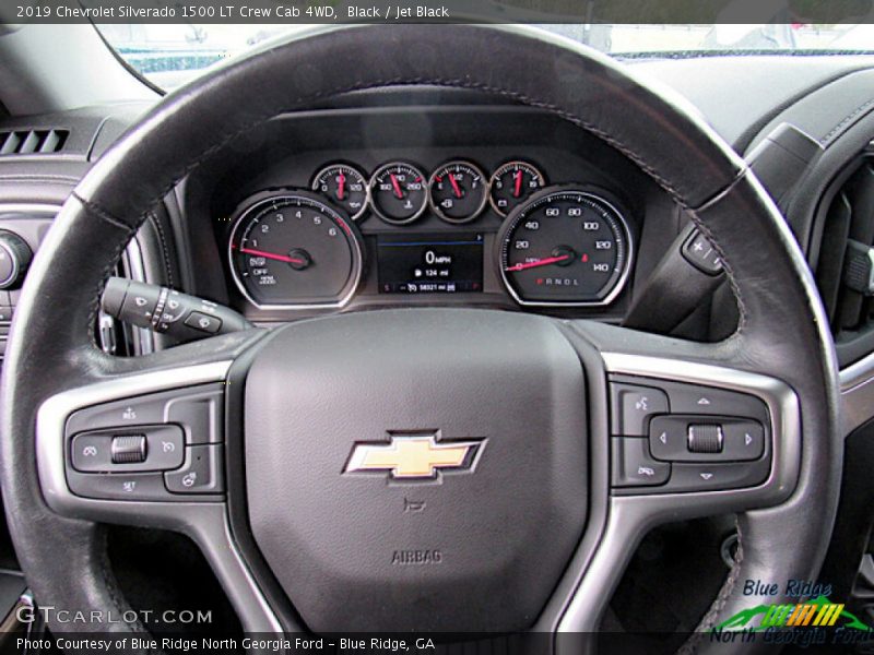 Black / Jet Black 2019 Chevrolet Silverado 1500 LT Crew Cab 4WD