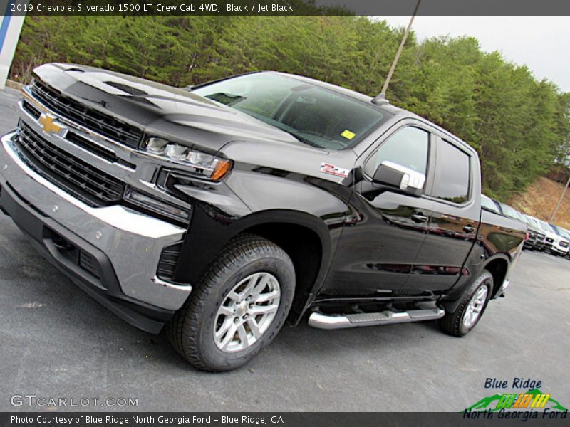 Black / Jet Black 2019 Chevrolet Silverado 1500 LT Crew Cab 4WD
