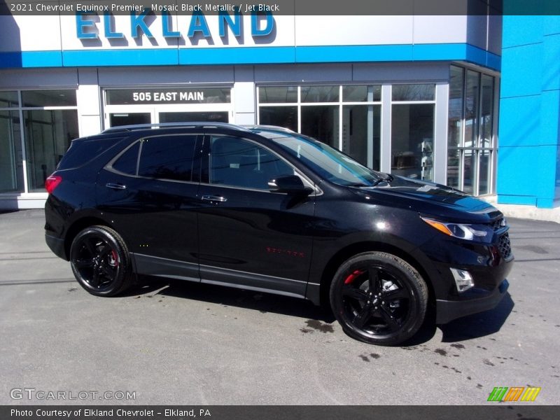 Mosaic Black Metallic / Jet Black 2021 Chevrolet Equinox Premier