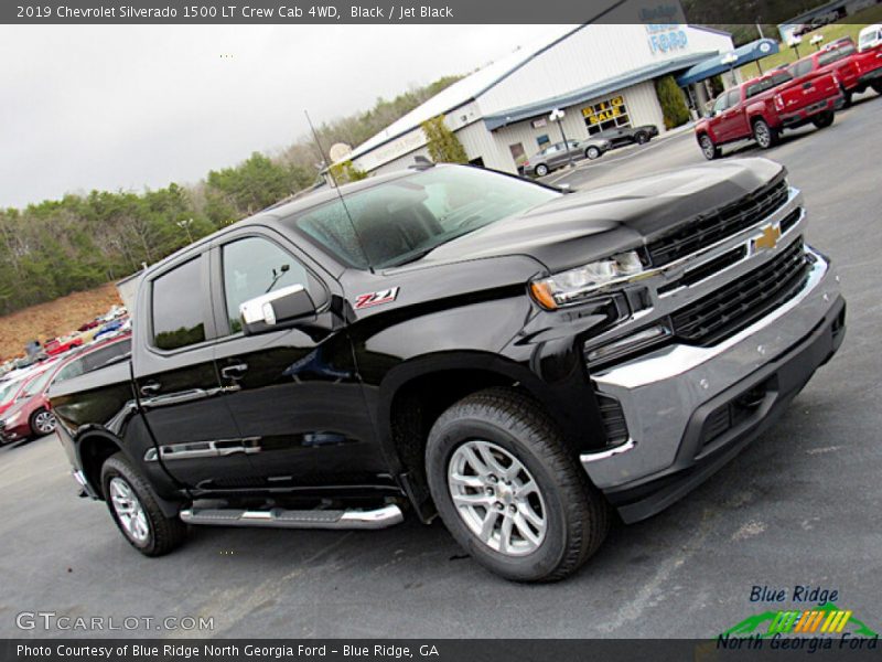 Black / Jet Black 2019 Chevrolet Silverado 1500 LT Crew Cab 4WD