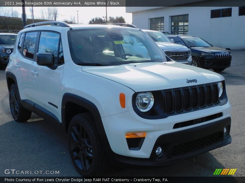 Alpine White / Black 2021 Jeep Renegade 80th Annivesary 4x4