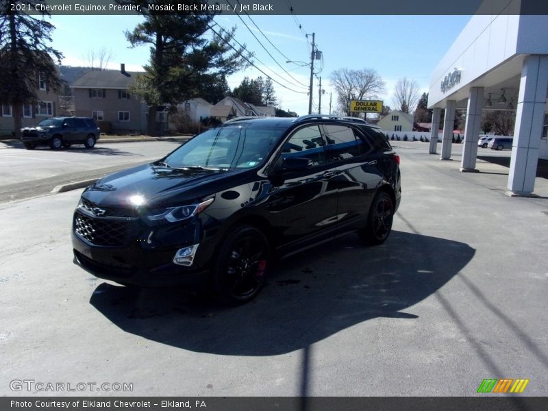 Mosaic Black Metallic / Jet Black 2021 Chevrolet Equinox Premier
