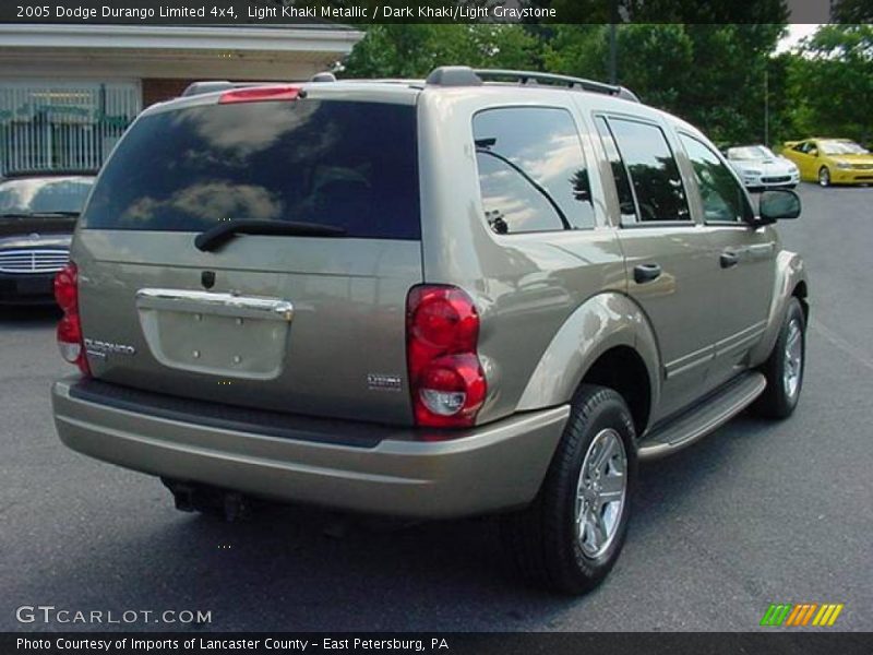 Light Khaki Metallic / Dark Khaki/Light Graystone 2005 Dodge Durango Limited 4x4
