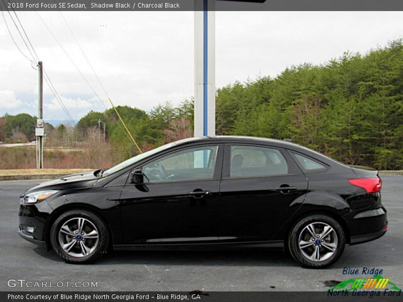 Shadow Black / Charcoal Black 2018 Ford Focus SE Sedan