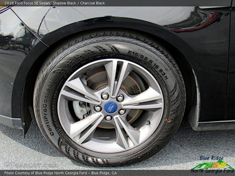 Shadow Black / Charcoal Black 2018 Ford Focus SE Sedan
