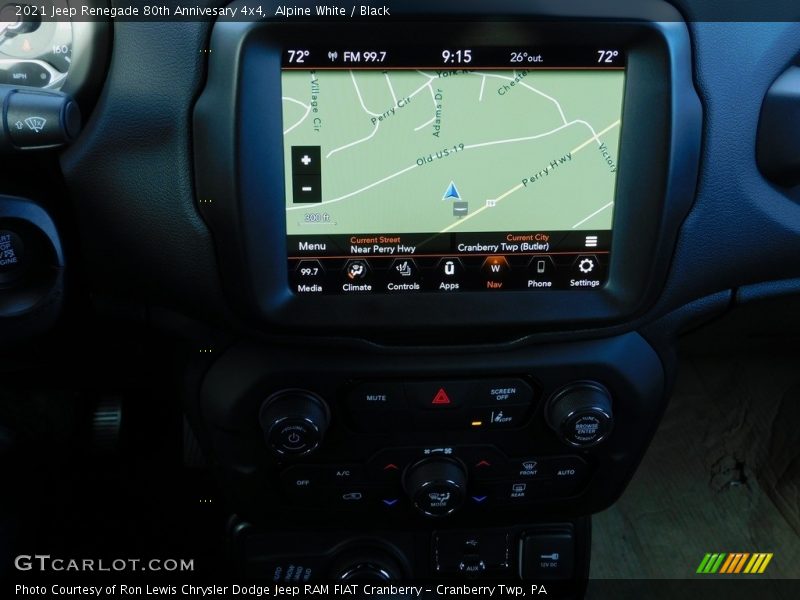 Alpine White / Black 2021 Jeep Renegade 80th Annivesary 4x4