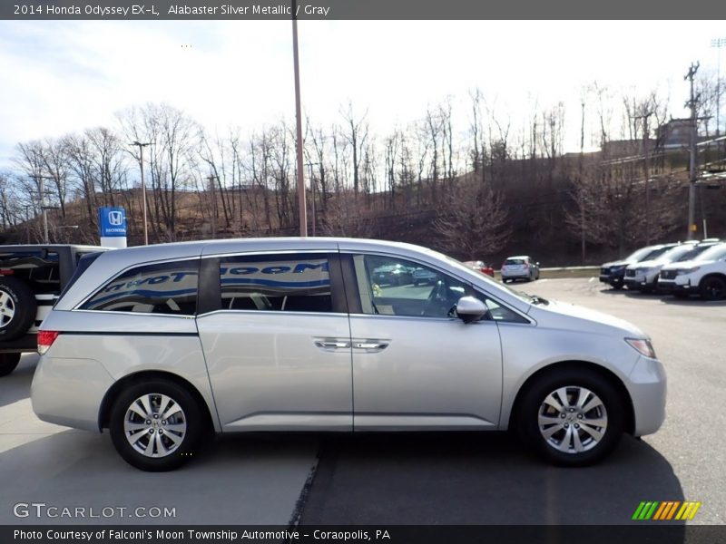 Alabaster Silver Metallic / Gray 2014 Honda Odyssey EX-L