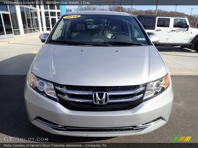 Alabaster Silver Metallic / Gray 2014 Honda Odyssey EX-L