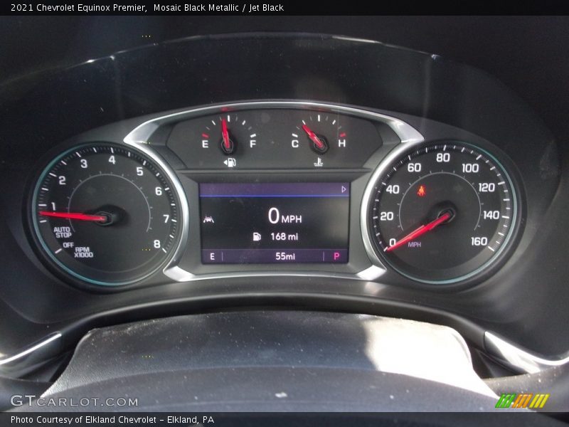 Mosaic Black Metallic / Jet Black 2021 Chevrolet Equinox Premier