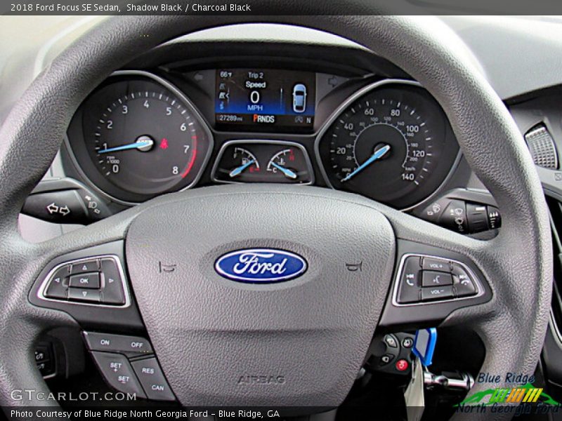 Shadow Black / Charcoal Black 2018 Ford Focus SE Sedan