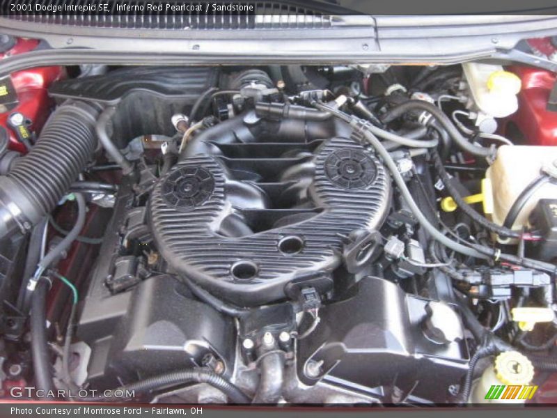 Inferno Red Pearlcoat / Sandstone 2001 Dodge Intrepid SE