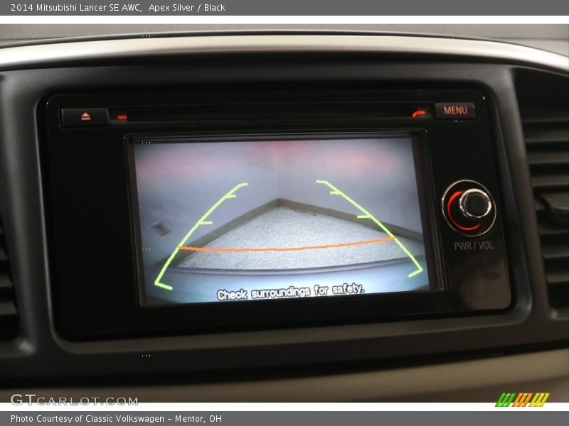Apex Silver / Black 2014 Mitsubishi Lancer SE AWC