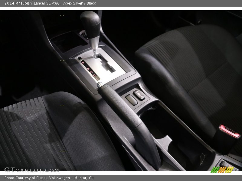 Apex Silver / Black 2014 Mitsubishi Lancer SE AWC
