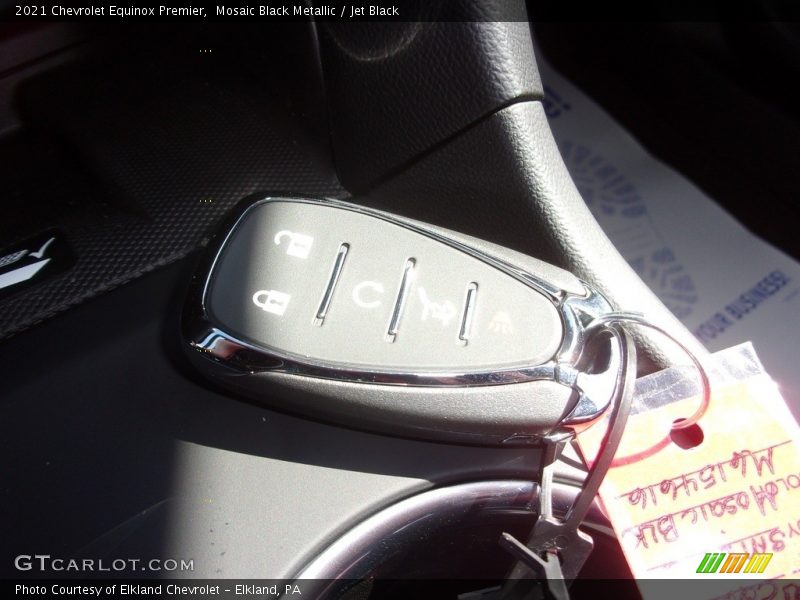 Mosaic Black Metallic / Jet Black 2021 Chevrolet Equinox Premier