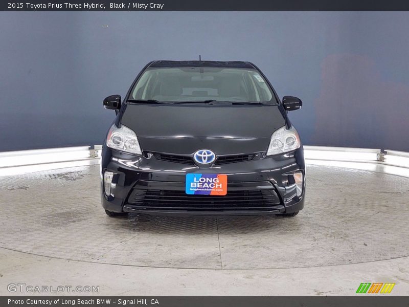 Black / Misty Gray 2015 Toyota Prius Three Hybrid