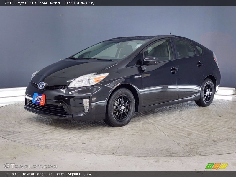 Black / Misty Gray 2015 Toyota Prius Three Hybrid