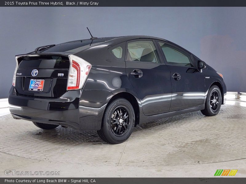 Black / Misty Gray 2015 Toyota Prius Three Hybrid