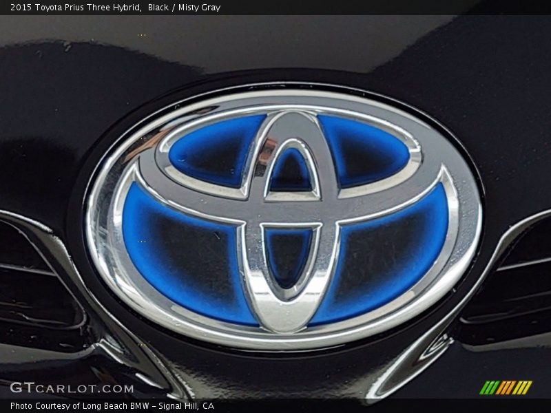 Black / Misty Gray 2015 Toyota Prius Three Hybrid