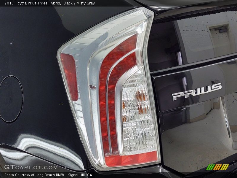 Black / Misty Gray 2015 Toyota Prius Three Hybrid