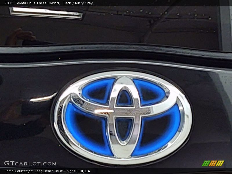 Black / Misty Gray 2015 Toyota Prius Three Hybrid