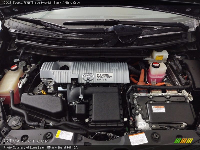 Black / Misty Gray 2015 Toyota Prius Three Hybrid