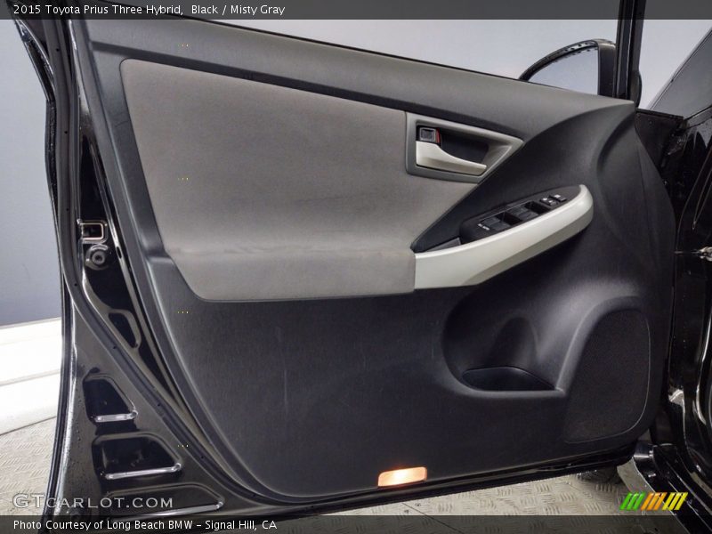 Black / Misty Gray 2015 Toyota Prius Three Hybrid