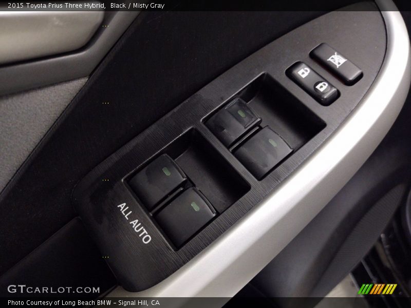 Black / Misty Gray 2015 Toyota Prius Three Hybrid