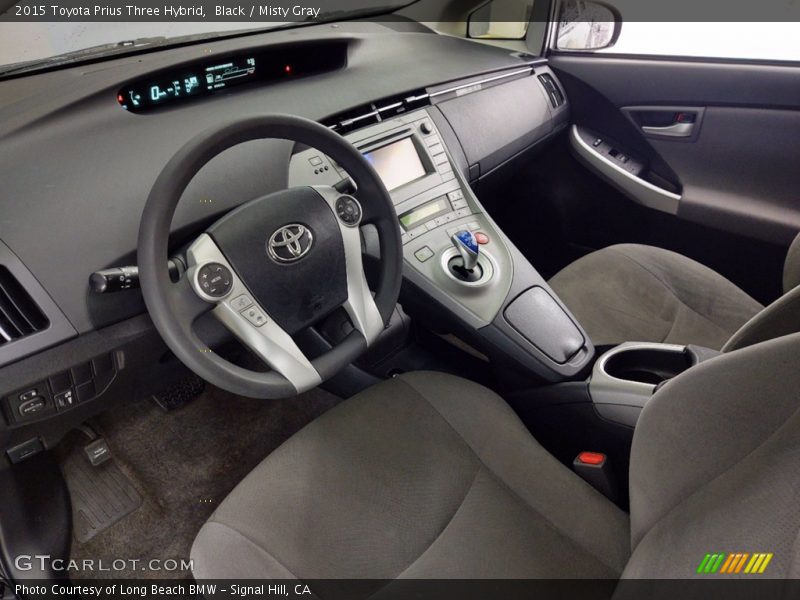 Black / Misty Gray 2015 Toyota Prius Three Hybrid