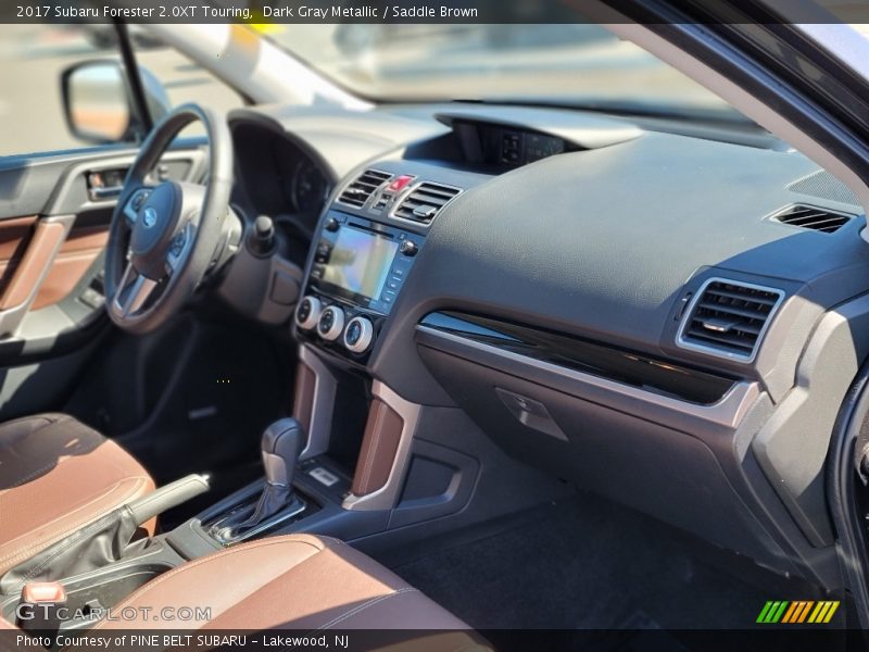 Dark Gray Metallic / Saddle Brown 2017 Subaru Forester 2.0XT Touring