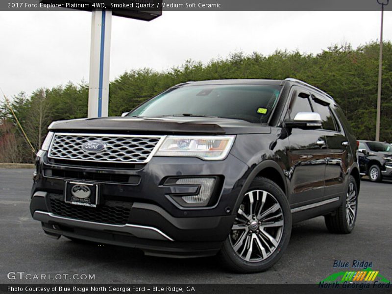 Smoked Quartz / Medium Soft Ceramic 2017 Ford Explorer Platinum 4WD