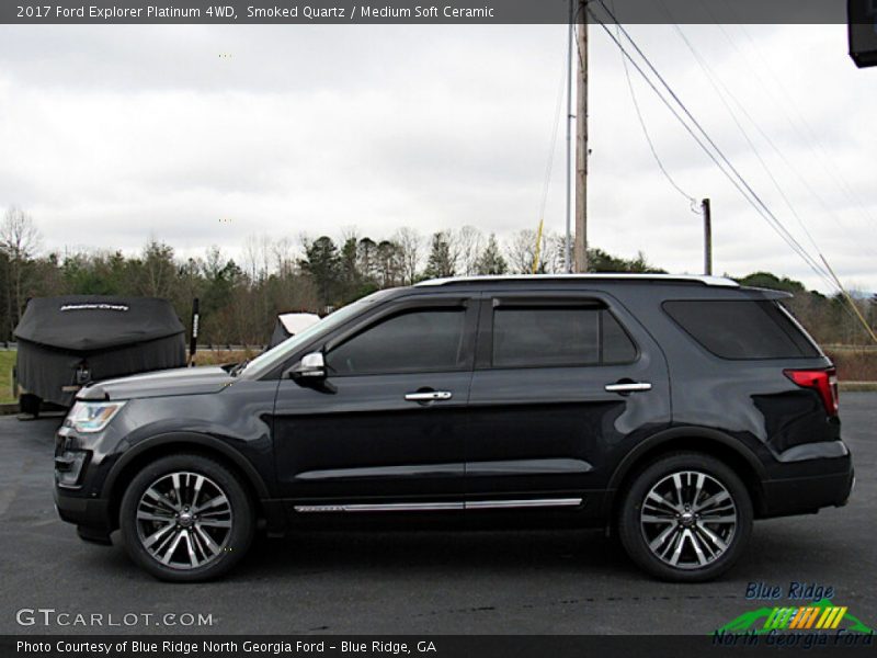 Smoked Quartz / Medium Soft Ceramic 2017 Ford Explorer Platinum 4WD