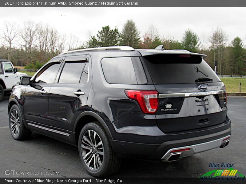 Smoked Quartz / Medium Soft Ceramic 2017 Ford Explorer Platinum 4WD