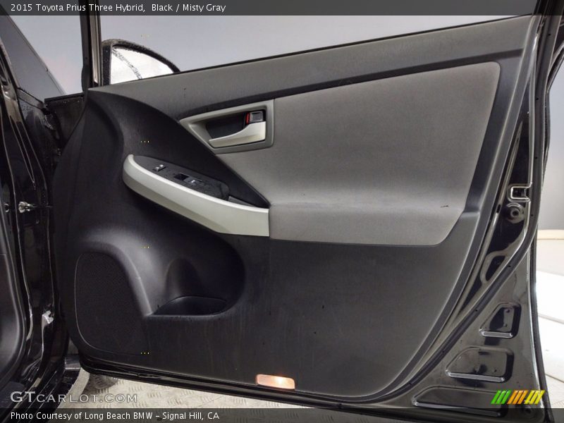 Black / Misty Gray 2015 Toyota Prius Three Hybrid