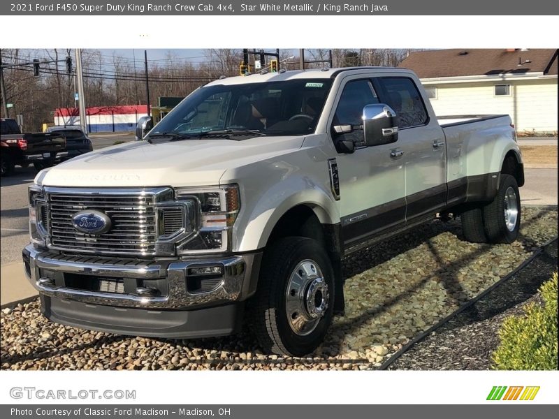 Star White Metallic / King Ranch Java 2021 Ford F450 Super Duty King Ranch Crew Cab 4x4