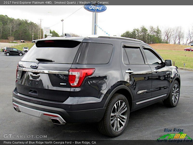 Smoked Quartz / Medium Soft Ceramic 2017 Ford Explorer Platinum 4WD
