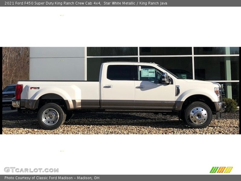 Star White Metallic / King Ranch Java 2021 Ford F450 Super Duty King Ranch Crew Cab 4x4