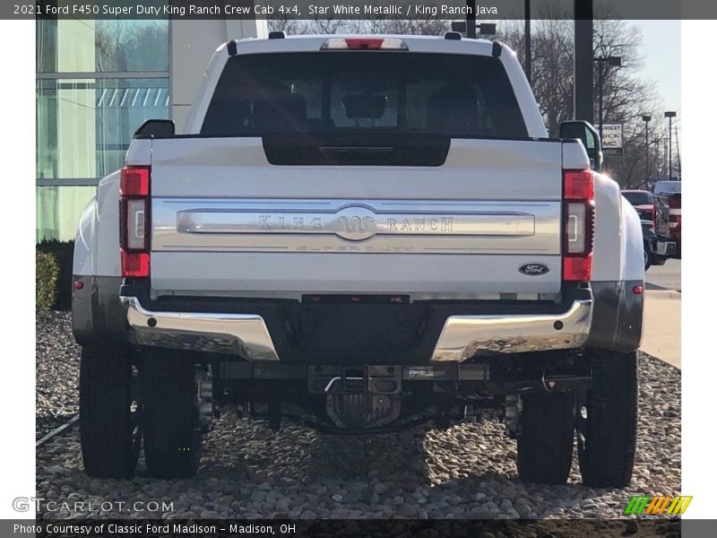 Star White Metallic / King Ranch Java 2021 Ford F450 Super Duty King Ranch Crew Cab 4x4
