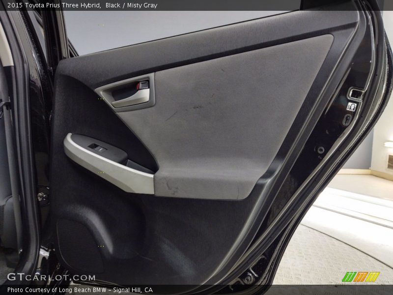 Black / Misty Gray 2015 Toyota Prius Three Hybrid