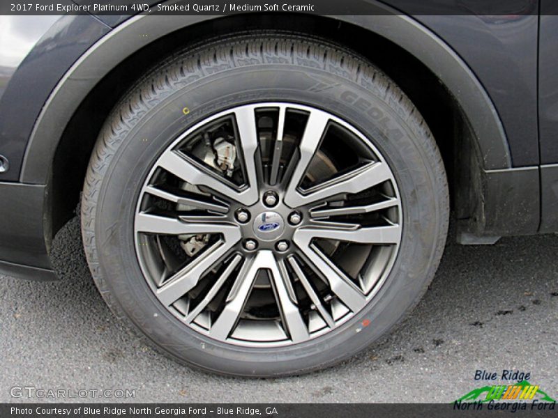 Smoked Quartz / Medium Soft Ceramic 2017 Ford Explorer Platinum 4WD