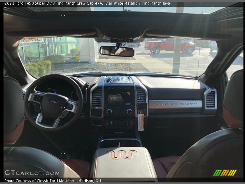Star White Metallic / King Ranch Java 2021 Ford F450 Super Duty King Ranch Crew Cab 4x4