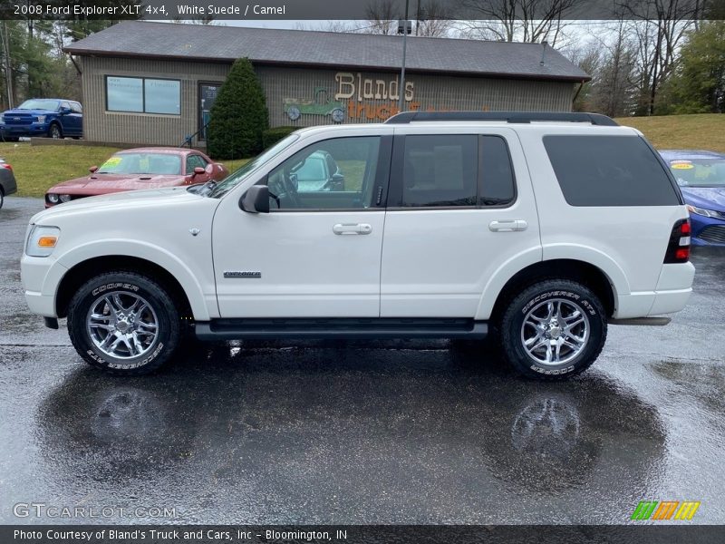 White Suede / Camel 2008 Ford Explorer XLT 4x4