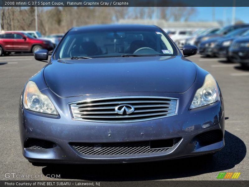 Platinum Graphite Gray / Graphite 2008 Infiniti G 37 S Sport Coupe