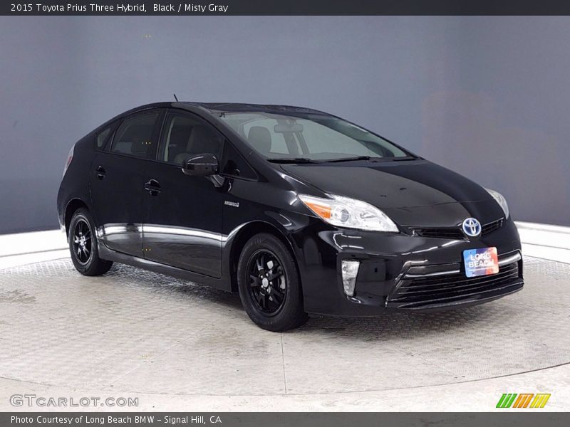 Black / Misty Gray 2015 Toyota Prius Three Hybrid