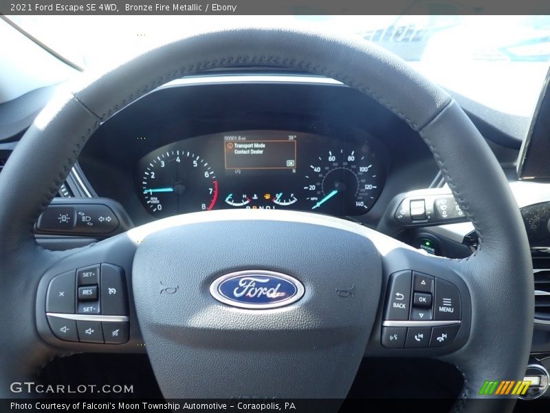 Bronze Fire Metallic / Ebony 2021 Ford Escape SE 4WD