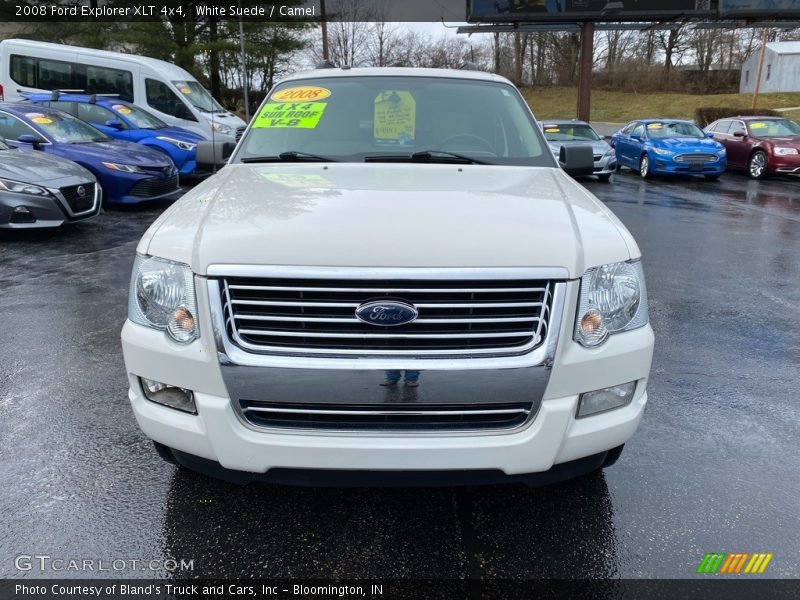 White Suede / Camel 2008 Ford Explorer XLT 4x4