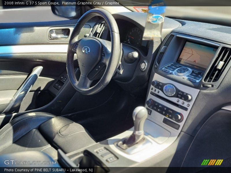 Platinum Graphite Gray / Graphite 2008 Infiniti G 37 S Sport Coupe